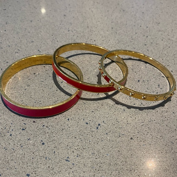 Kate Spade 3 piece bangles set - Picture 2 of 3